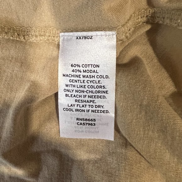 NWOT BP Washed Crop Swing Tank in Taupe (L) - Picture 8 of 10